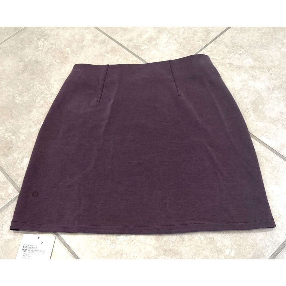 NWT Lululemon Softstreme High-Rise Mini Skirt Purple Sz XS‎ Tennis Pickleball